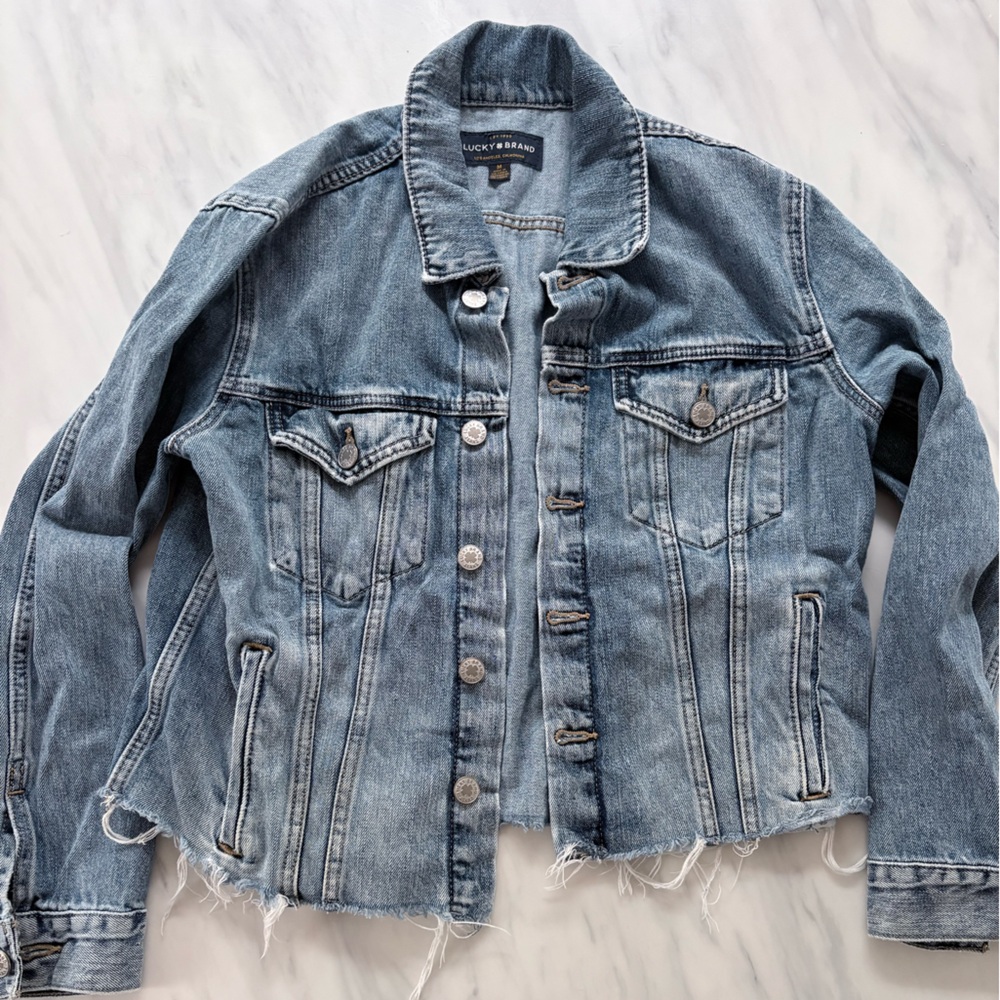 Lucky Brand Light Blue Denim Jacket